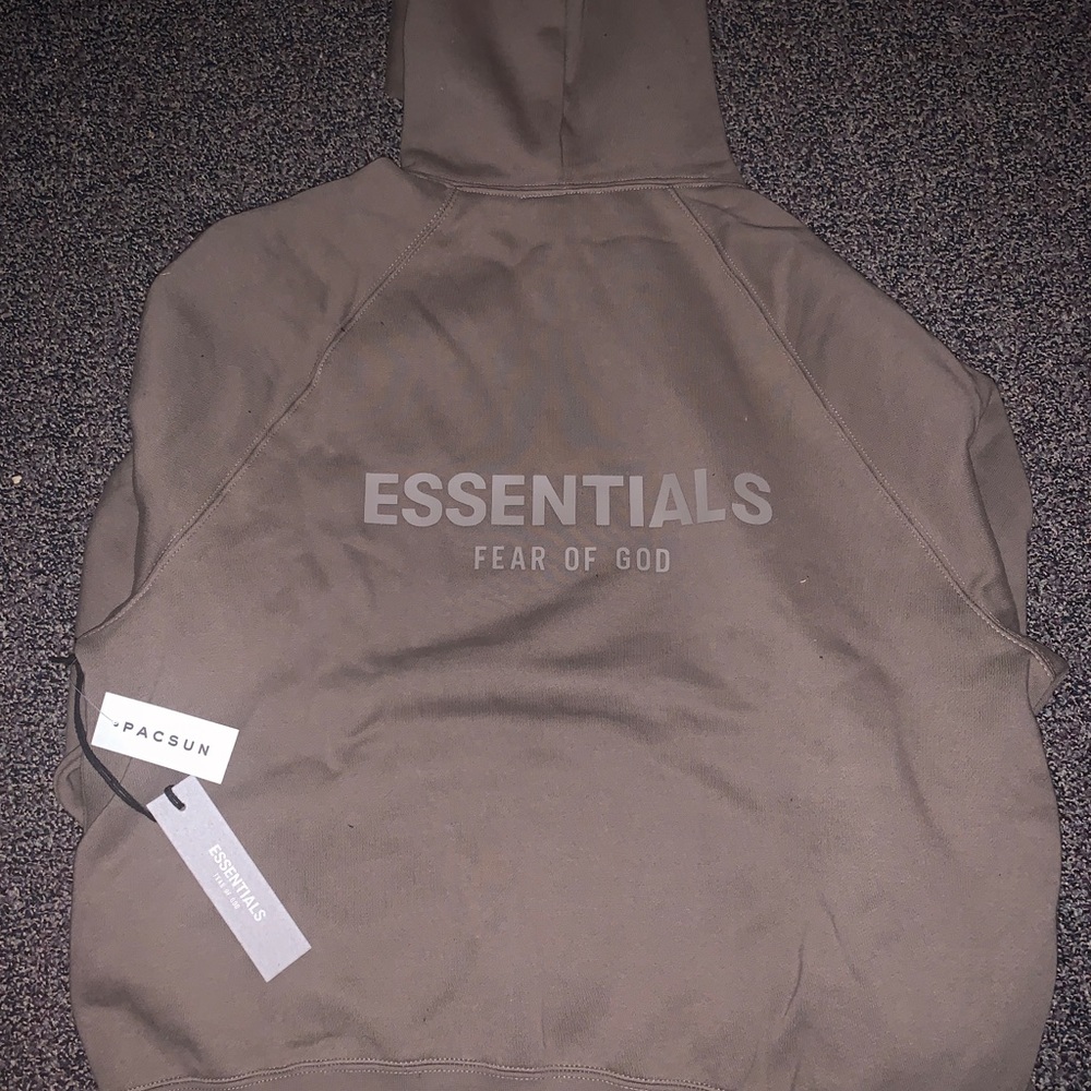 Essentials fear of God hoodie harvest